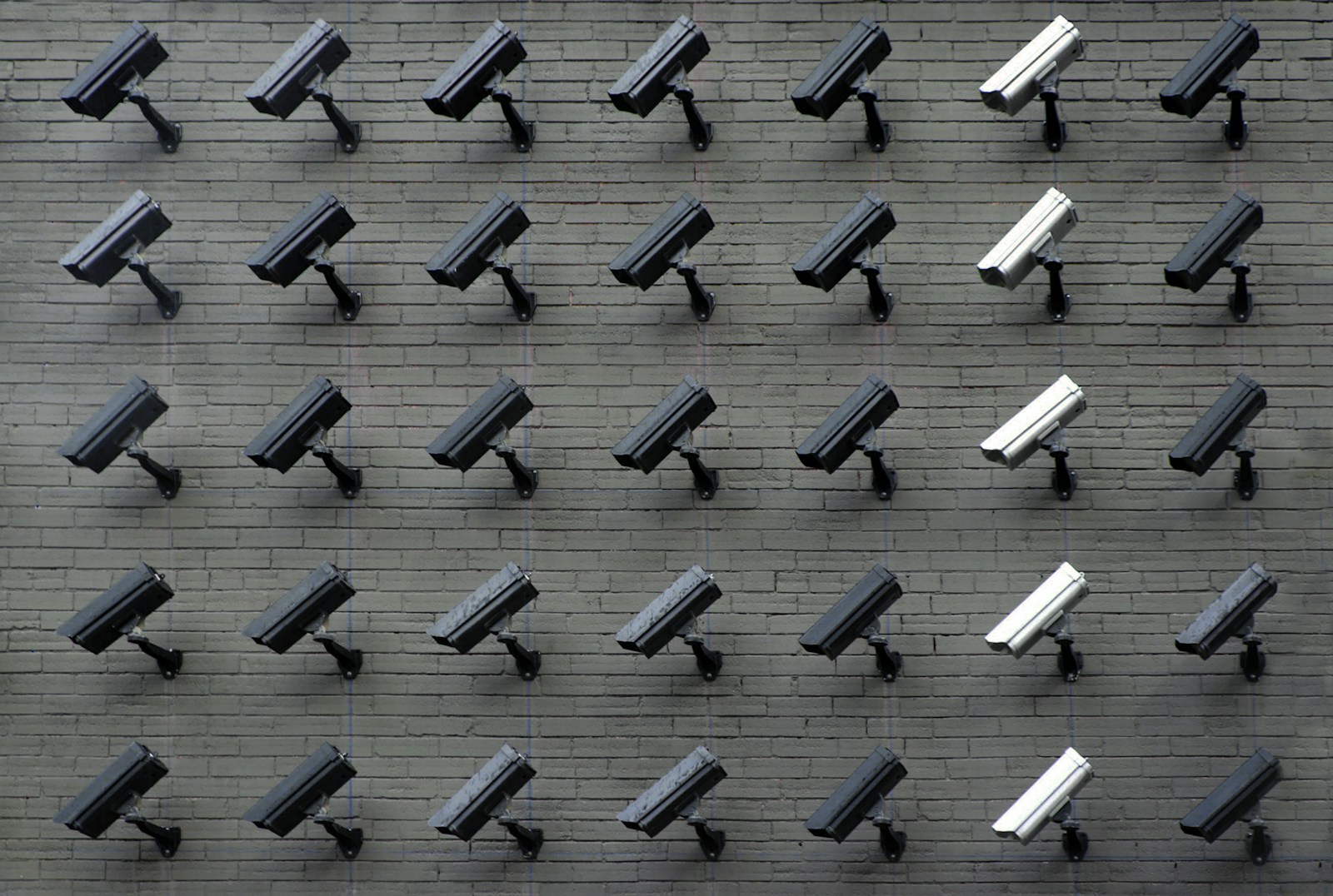 CCTV camera ready for a security installation